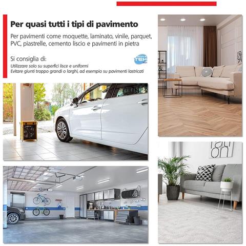 4 X Ruote Pivottanti Per Mobili 50mm Con Perno Filettato 10mm X 25mm 30kg Cad - Foto 6