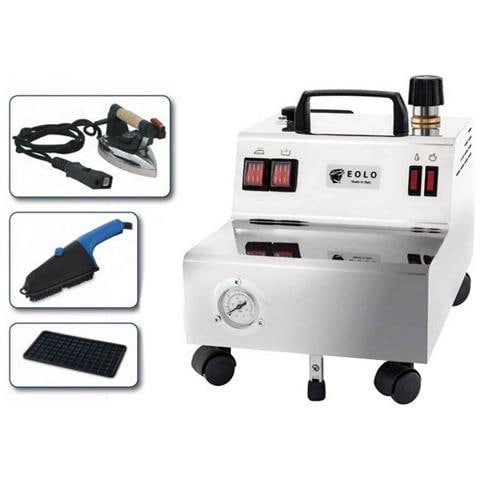 EOLO Ferro da Stiro Con Caldaia GV05 INOX V6 Paravapore Spazzola a Vapore Professionale Generatore di Vapore Caldaia in Rame Risparmio Energetico Anticalcare Corazza Acciaio Inox Garanzia 5 Anni - Foto 1