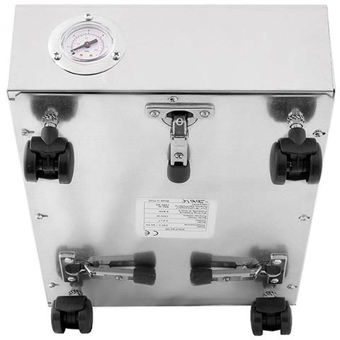 EOLO Ferro da Stiro Con Caldaia GV05 INOX V6 Paravapore Spazzola a Vapore Professionale Generatore di Vapore Caldaia in Rame Risparmio Energetico Anticalcare Corazza Acciaio Inox Garanzia 5 Anni - Foto 6