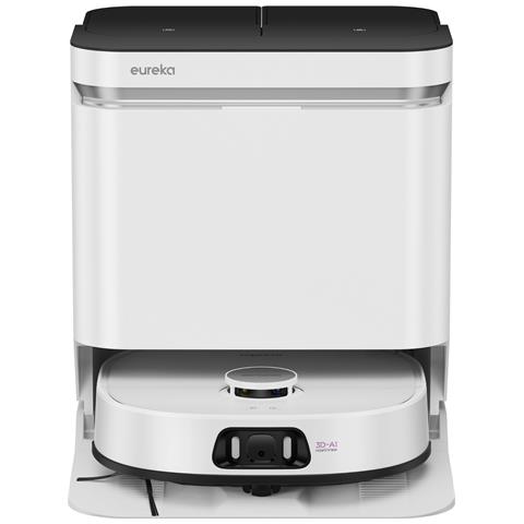 Eureka J15 Pro Ultra Robot Aspirador Y Friegasuelos Con Succión De 16.200pa, Anti-enredos Y Lavado Con Agua Caliente - Blanco - Foto 2