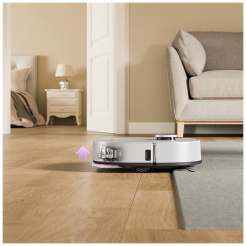 Eureka J15 Pro Ultra Robot Aspirador Y Friegasuelos Con Succión De 16.200pa, Anti-enredos Y Lavado Con Agua Caliente - Blanco - Foto 8