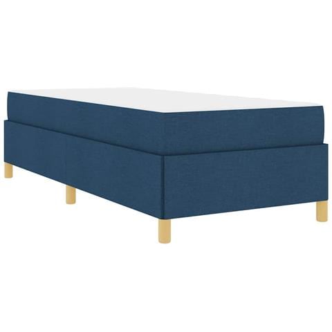 Letto a molle con materasso Blu e Bianco 100 x 200 cm Schiuma - Foto 1