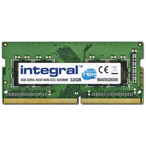 Ddr4 32gb 3200mhz Pc4-25600 Sodimm Banco Modulo Memoria Ram - Foto 1