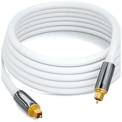Cavo Audio Ottico Digitale Toslink, Uscita Spdif, 5.1 Canali, Cavo Fibra Ottica Per Amplificatore 10 M - Foto 1