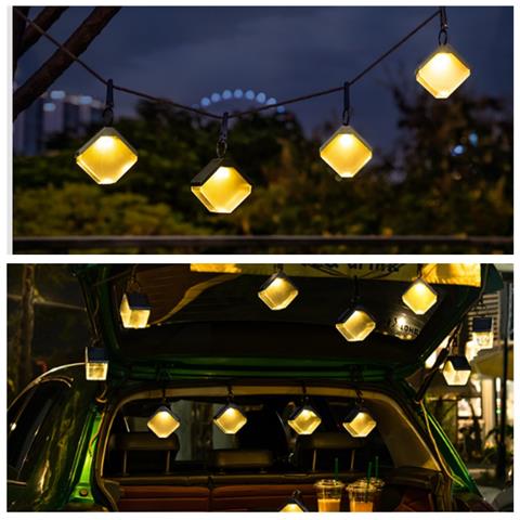 Lampada Solare Da Giardino Con Led Caldi E Cambia Colore - Foto 2