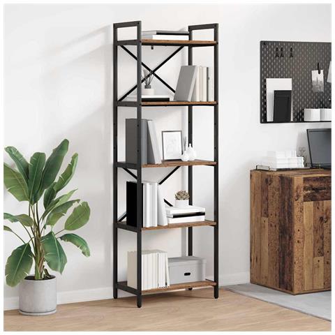 Libreria Legno vecchio 56 x 34 x 171 cm Legno multistrato - Foto 2