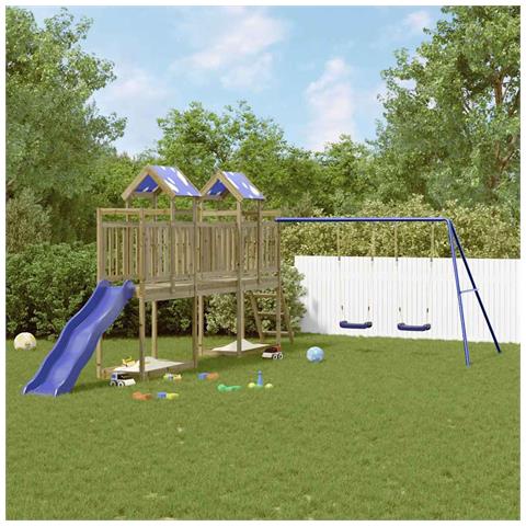 Set da Gioco da Esterno in Legno di Pino Impregnato - Foto 2