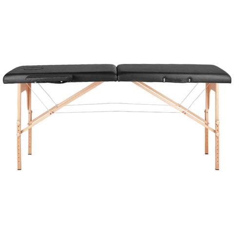 lettino da massaggio pieghevole alluminio comfort 2 sezioni grigio - Foto 2