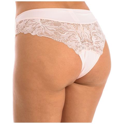 Slip Micro Tulle Con Fodera Interna 008h5 Donna - Foto 3