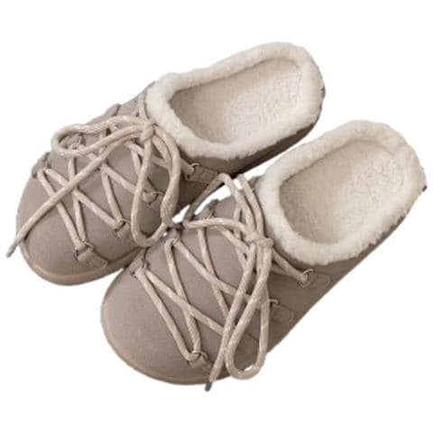 Pantofole Calde In Montone Stile Birkenstock Con Lacci - Comfort E Stile Gray 39 - Foto 1