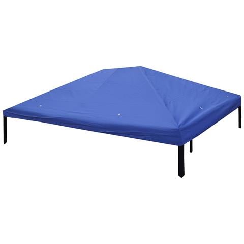 Copertura per Gazebo 300 x 400 cm Blu - Foto 1