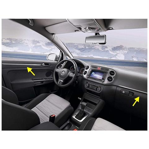 Salvaporta Profilo 3D Elix per Auto, Supertrasparente, 61 cm, 2 Pezzi - Foto 4