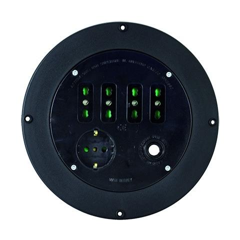 Disco Per Avvolgicavo - 4 Prese 2p T 16a Bipas. 1 Schuko - Foto 1