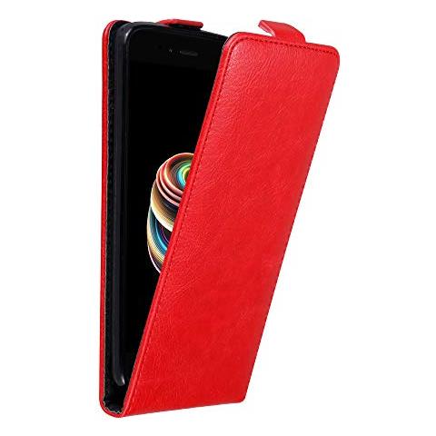 Custodia Compatibile Con Xiaomi Mi A1 / 5x In Rosso Mela - Coperchio Protettivo In Design Flip Con Chiusura Magnetica - Foto 1