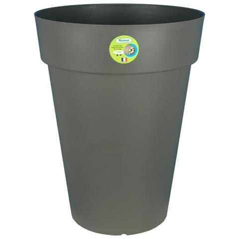 Pot De Fleurs Soleilla - Rond - 40 X 53 Cm - Gris Paillet - Foto 1