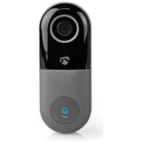 Ipx5 Smartlife Full Hd 1080p Wi-fi Connected Video Doorbell, Nero - Foto 1
