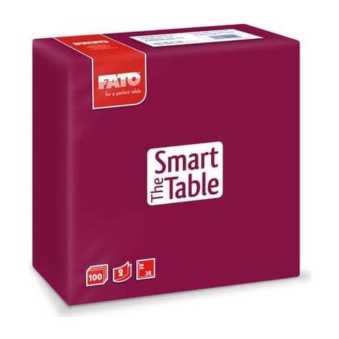 Tovaglioli The Smart Table 38x38 Cm Bordeaux Conf. 100 Pezzi - 82140800 - Foto 1