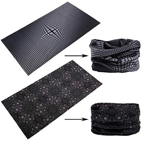 Senza Soluzione Di Continuit Multifunzionale Headwear Bandana Sciarpa - Tubo Elastico Magico Fascia Ghetta Balaclava Maschera Uv Residence Per Lo Yoga Esecuzione Escursionismo Escursioni In Bicicletta 6pcs - Foto 4