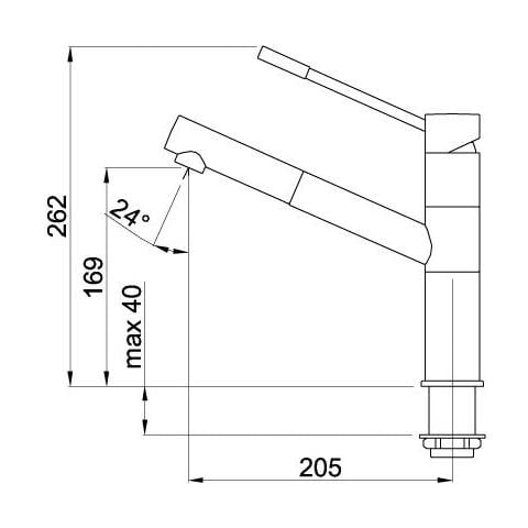 Miscelatore Monocomando Modello Reno 26.2 cm Colore Cromato - Foto 2