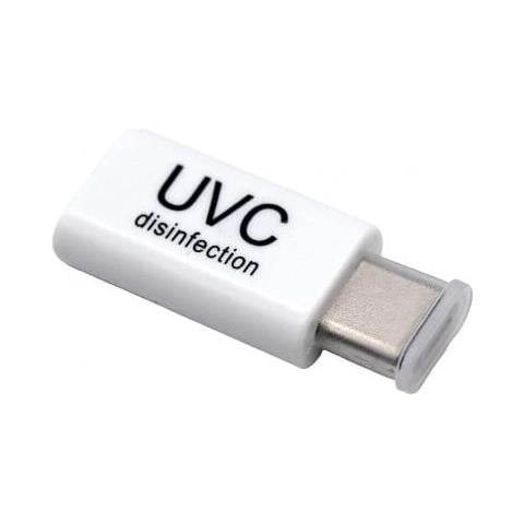 Sterilizzatore Raggi Uv Per Smartphone Uvc Con Ingresso Usb Type C - Bianco - Foto 1
