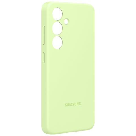 Cover Per Samsung S24 Soft-touch Silicone Case Originale, Verde Lime - Foto 1