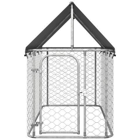 Gabbia per Cani da Esterno con Tetto 200x100x150 cm - Foto 5