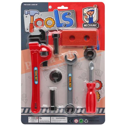 Set Attrezzi Per Bambini Tools Mechanic 8 Pezzi - Foto 1