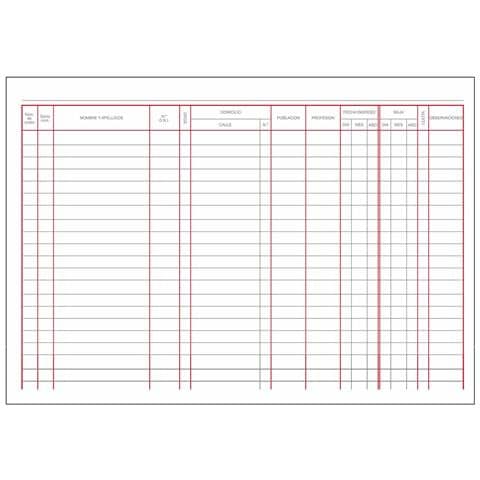 Registro Dei Soci Dohe 09914 Bordeaux A4 100 Fogli - Foto 2