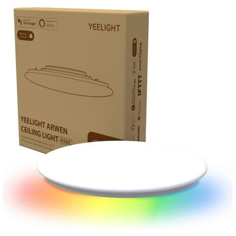 Applique Plafoniera Led Arwen 450c Bianco Multicolore Trasparente Sì Bianco Caldo Multi Spcc 50 W (2700 K) (6500 K) - Foto 1