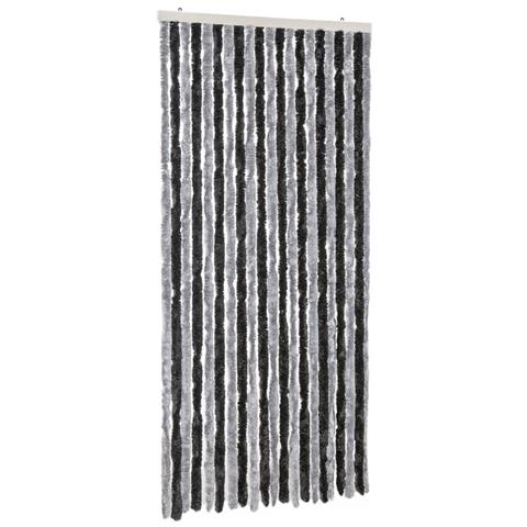 Tenda Antimosche Grigia E Nera 100x230 Cm In Ciniglia - Foto 2