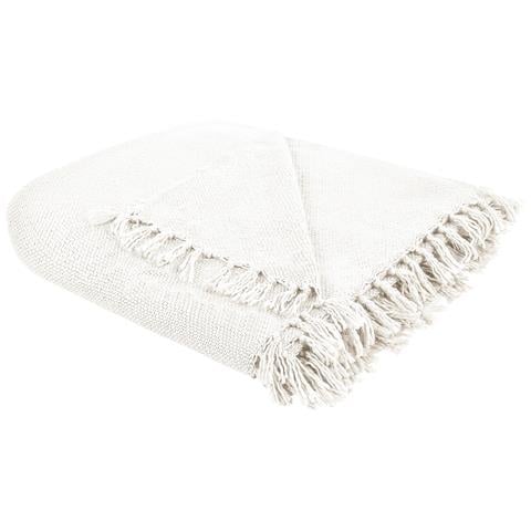 Coperta Chaohani Tessuto 220 X 240 Cm Bianco Sporco - Foto 8