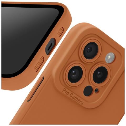 Cover Per Iphone 15 Pro Max Silicone Opaco Fotocamera Protetta - Foto 5