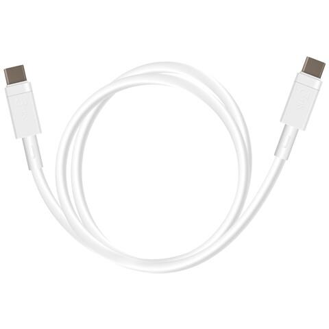 Cavo Da Usb-c Verso Usb-c 60w Ricarica Rapida 1 Metro, Bianco - Foto 1