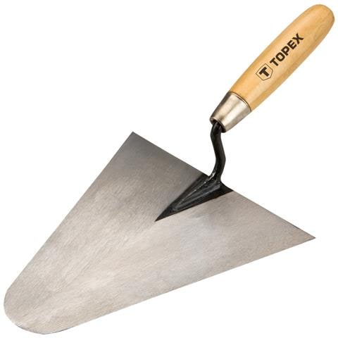 Cazzuola Americana Ausonia Cm.28x12 Dentata 5x5 Per Colle Impugnatura Bi Componente - Foto 7