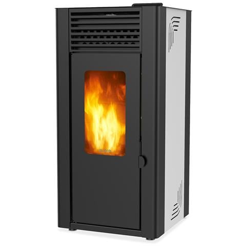 Stufa A Pellet Di Legno Bianco Da 11,9kw - Orphee 12 Blanc - Foto 1