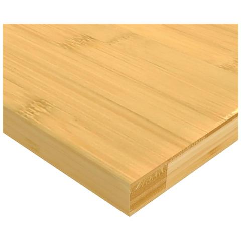 Scaffale A Parete 60x20x1,5 Cm In Bambù - Foto 3