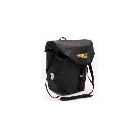 Scrambler Borsa Laterale 30 Lt Per Bicicletta In Tessuto Ecologico Impermeabile Aggancio Sgancio Rapido Nero - Foto 1