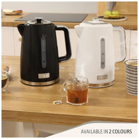 Kt1168wht Elegance Bollitore Elettrico 1,7l Cordless Ebollizione Rapida Senza Bpa Base 360 2200w Bianco - Foto 2