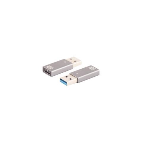 BS14-05033 adattatore per inversione del genere dei cavi USB A USB C Grigio - Foto 1