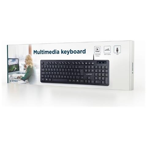 Multimedia keyboard, black, DE-layout - Foto 2