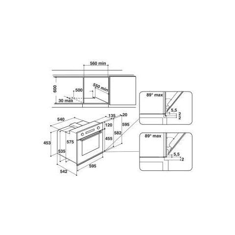 Forno Elettrico da Incasso AKP447IX / 01 Capacità 65 L Multifunzione Ventilato Colore Nero Acciaio inox - Foto 3