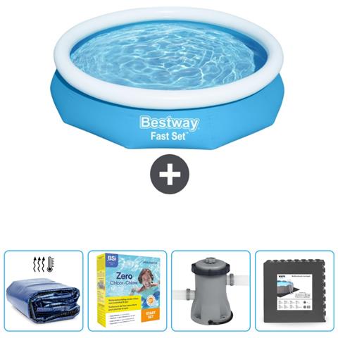 Piscina Fuori Terra - In Giro - 305x66 Cm - Blu - Include Accessori Coordinati Cb8 - Foto 1