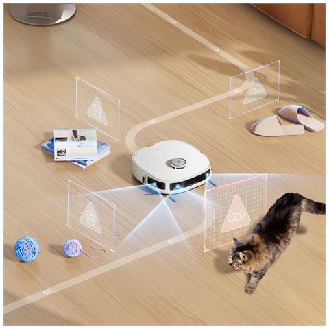 Eureka J12 Ultra Robot Aspiradora Friegasuelos, Estación Automática De Vaciado, Lavado Y Secado, 5000pa, Mopa Rotativa, Navegación Doble Lidar, Blanco - Foto 2