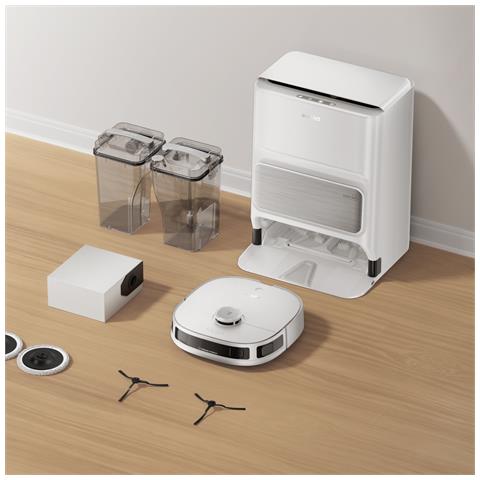 Eureka J12 Ultra Robot Aspiradora Friegasuelos, Estación Automática De Vaciado, Lavado Y Secado, 5000pa, Mopa Rotativa, Navegación Doble Lidar, Blanco - Foto 8