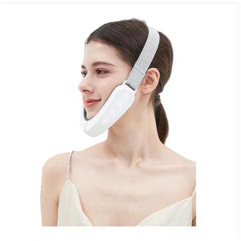 Massaggiatore Viso Intelligente Con Comandi Vocali In Inglese - Dispositivo 3d Per Lifting E Snellimento Del Viso White - Foto 1