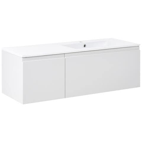 Mobiletto Con Lavabo Coroico 120 Cm Grigio Chiaro - Foto 2