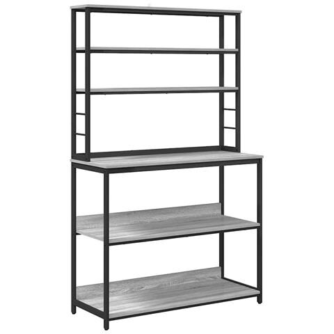 Mensola da cucina Grigio Sonoma 100 x 40 x 168 cm - Foto 1