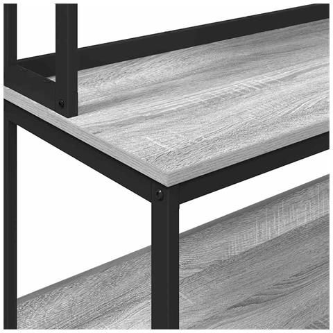 Mensola da cucina Grigio Sonoma 100 x 40 x 168 cm - Foto 9