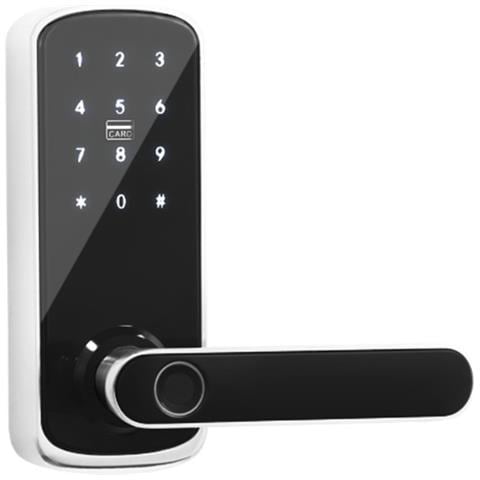 Serratura Smart Tuya Wifi Con Impronta Digitale - Accesso Sicuro E Comodo Silver - Foto 1