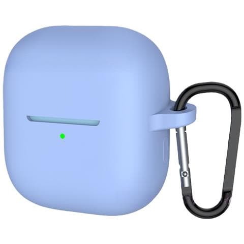 Custodia Protettiva In Silicone Compatibile Con Auricolari Bluetooth Huawei Freeclip Con Gancio Sky Blue - Foto 1